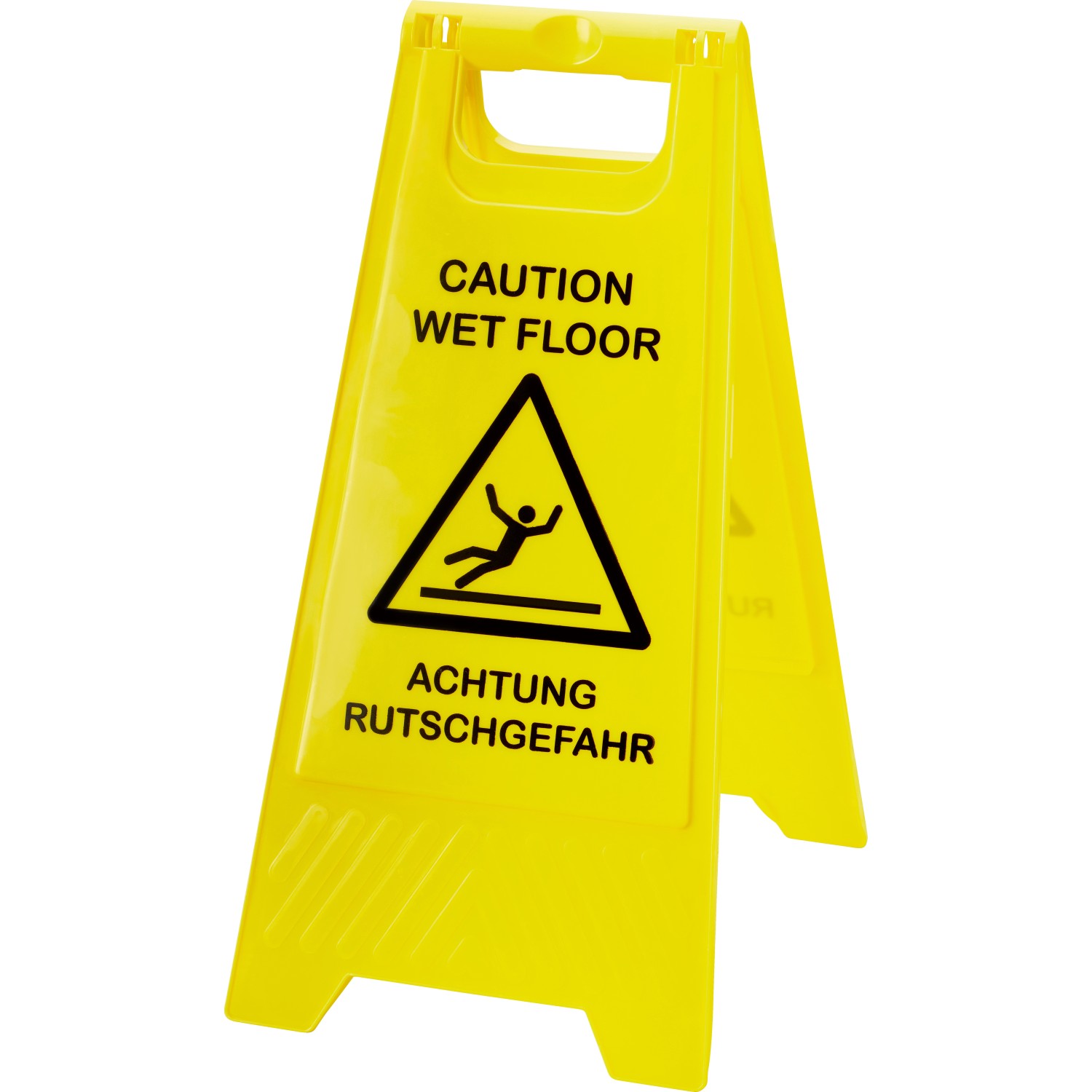 Výstražný značka "Pozor nebezpečí uklouznutí" žlutá