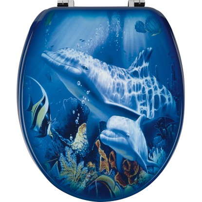 OBI WC sedátko Saria motiv s delfíny