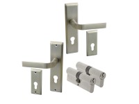 O.K. Doors Sada kování P55 typ 011/02 univerzální otevírání, 2 vložky 35/45