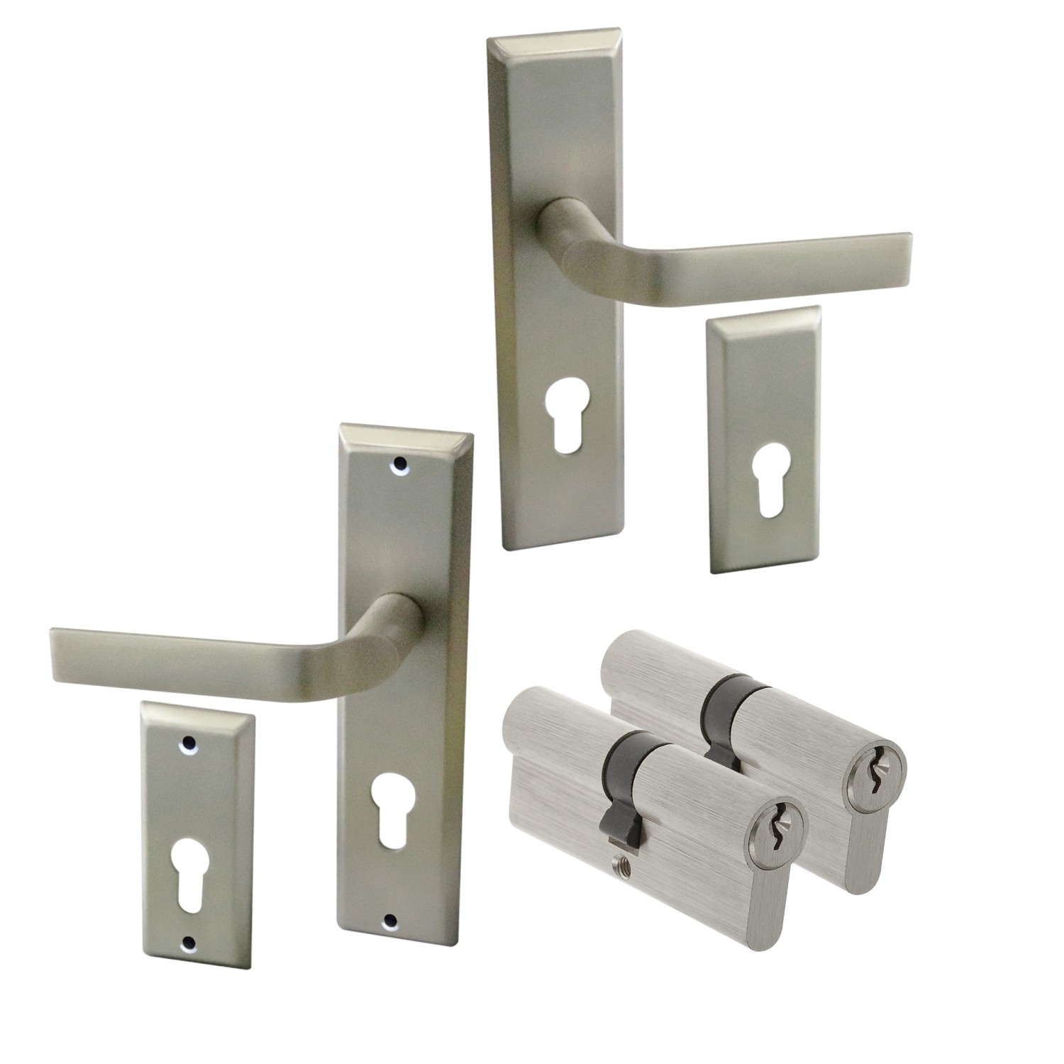 O.K. Doors Sada kování P55 typ 011/02 univerzální otevírání, 2 vložky 35/45