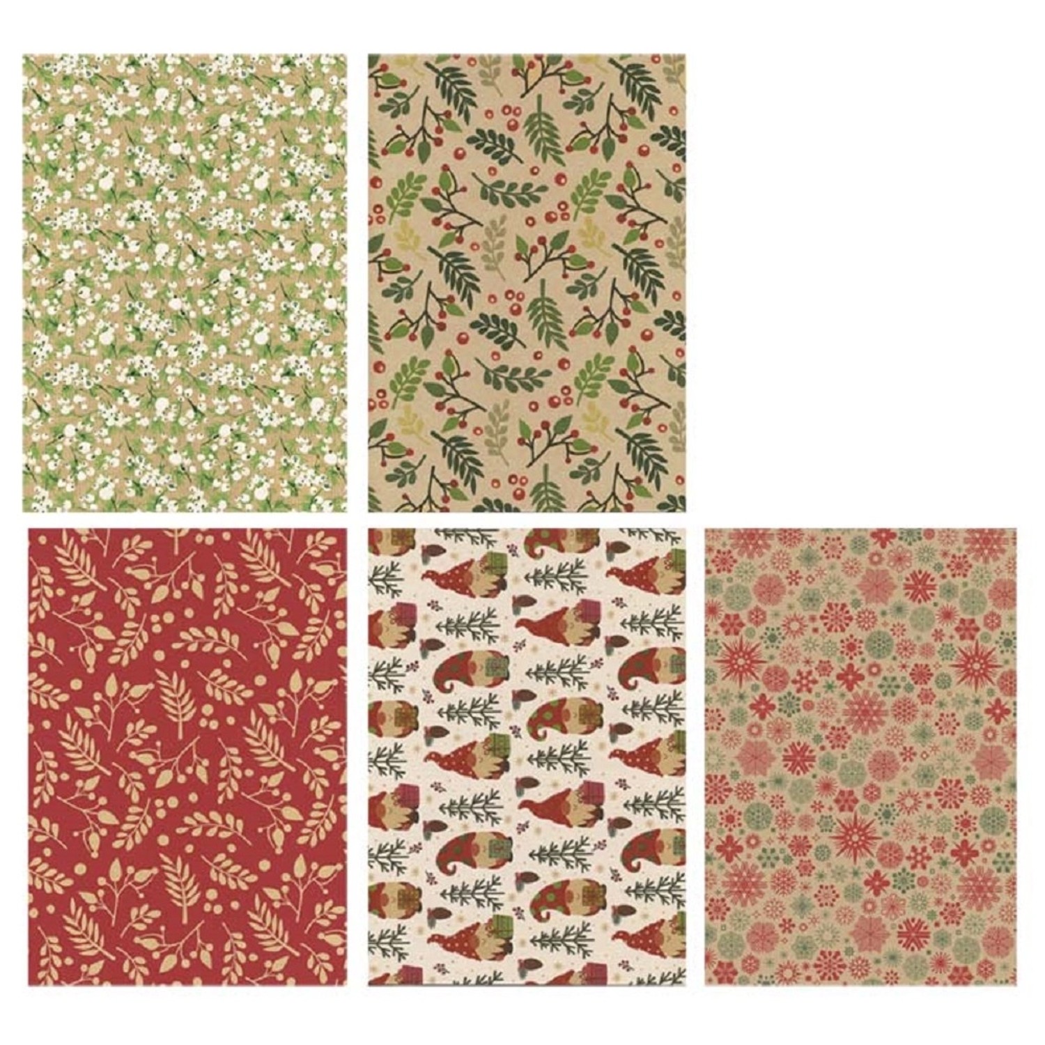 DITIPO Balicí papír KRAFT s potiskem různé druhy 2 m x 70 cm