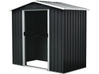 Pergart Plechový domek Düsseldorf II 64, břidlice/krémová, 194 x 110 x 184 cm