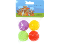Olala Pets Hračka pro kočky - míček Galaxy s rolničkou, pr. 4 cm, 4 ks