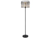 GLOBO Stojací lampa GORLEY černá 1 x E27 max. 60 W, pr. 38 x 152 cm