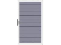 GroJa Lumino Branka uni bez sl. antracitová/hliníkový rám 100 x 180 x 4 cm