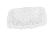 OBI Šíjový polštářek Lydia bílý 32 cm x 22 cm