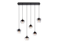 Just Light Závěsné svítidlo Zea 6bodové, černá, 80 x 120 cm Just Light Závěsné svítidlo Zea 6bodové, černá, 80 x 120 cm