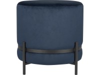 Stolička Dark Wonder tmavě modrá pr. 43 cm x výška 40 cm