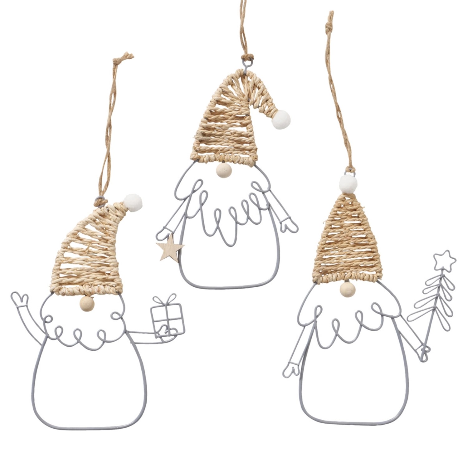 Boltze Závěsná dekorace skřítek Gode různé druhy 19,5 x 13 cm, 1 ks