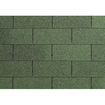 Onduline Asfaltový šindel Bardoline CLASSIC obdélník 3T, zelený mix, 2 m2