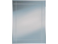 Kristall-Form Fasetové zrcadlo Karo, 70 x 55 cm