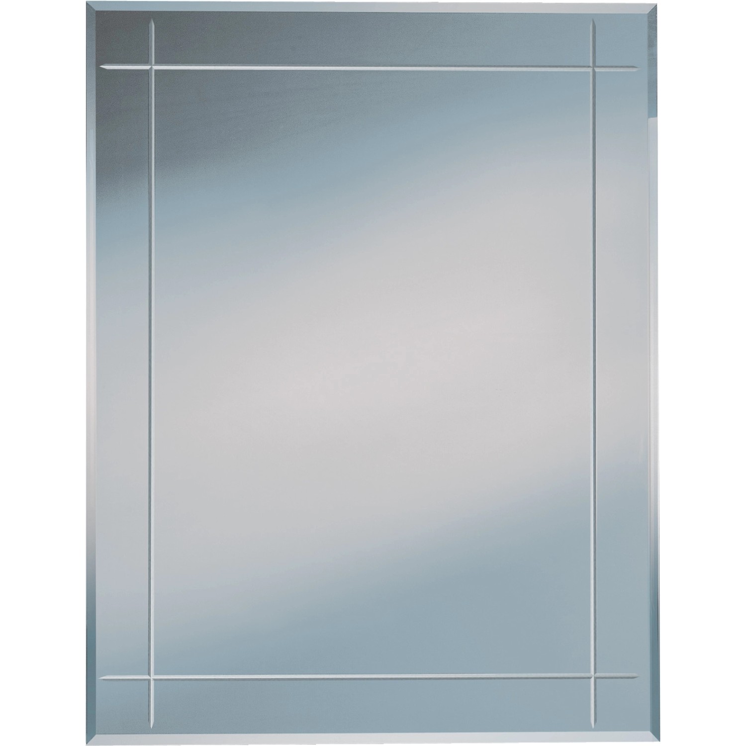 Kristall-Form Fasetové zrcadlo Karo, 70 x 55 cm