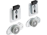 Montážní sada SlideLine 88 pro jedny dveře 25 kg ocel pozinkovaná plast bílý Montážní sada SlideLine 88 pro jedny dveře 25 kg ocel pozinkovaná plast bílý