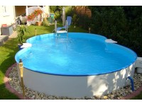 Summer Fun Bazénová sada s ocel. stěnou Cannes nadzemní osmičkový 625x360x150 cm