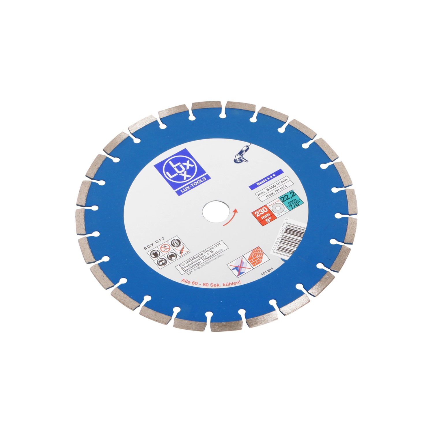 LUX Univerzální diamantový řezný kotouč 230 mm