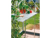 Vitavia Odklápěcí hliníkový stůl šedý 120 x 56 x 81 cm