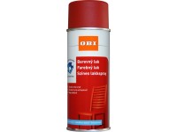 OBI Lak ve spreji hedvábně matný RAL 3000 ohnivě červená 400 ml