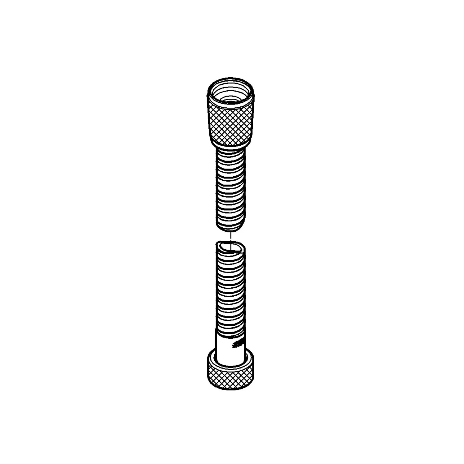 GROHE QUICKFIX Kovová sprchová hadice VITALIOFLEX METAL LONG-LIFE 1500 ...