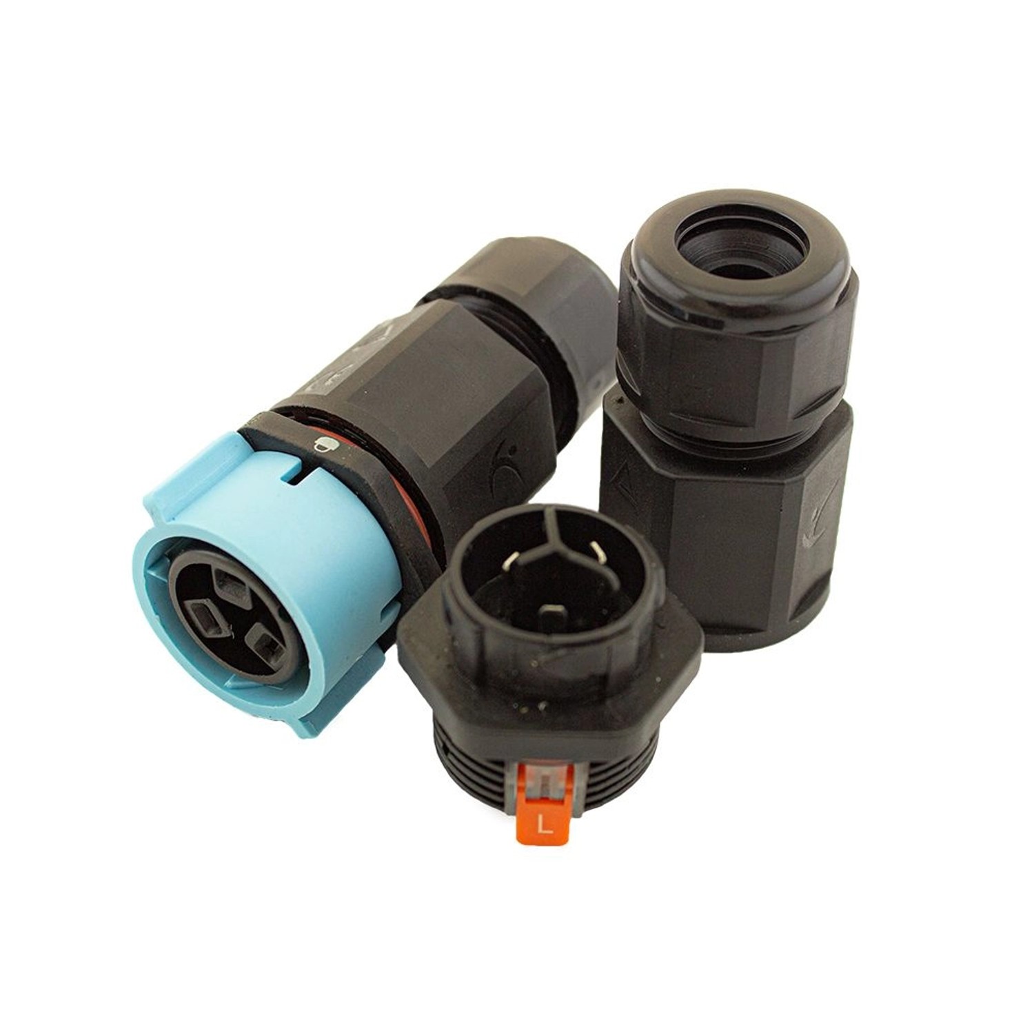 FK Technics Kabelová spojka rozpojovací IP68, typ I, 3x2,5mm2, 250V/16A