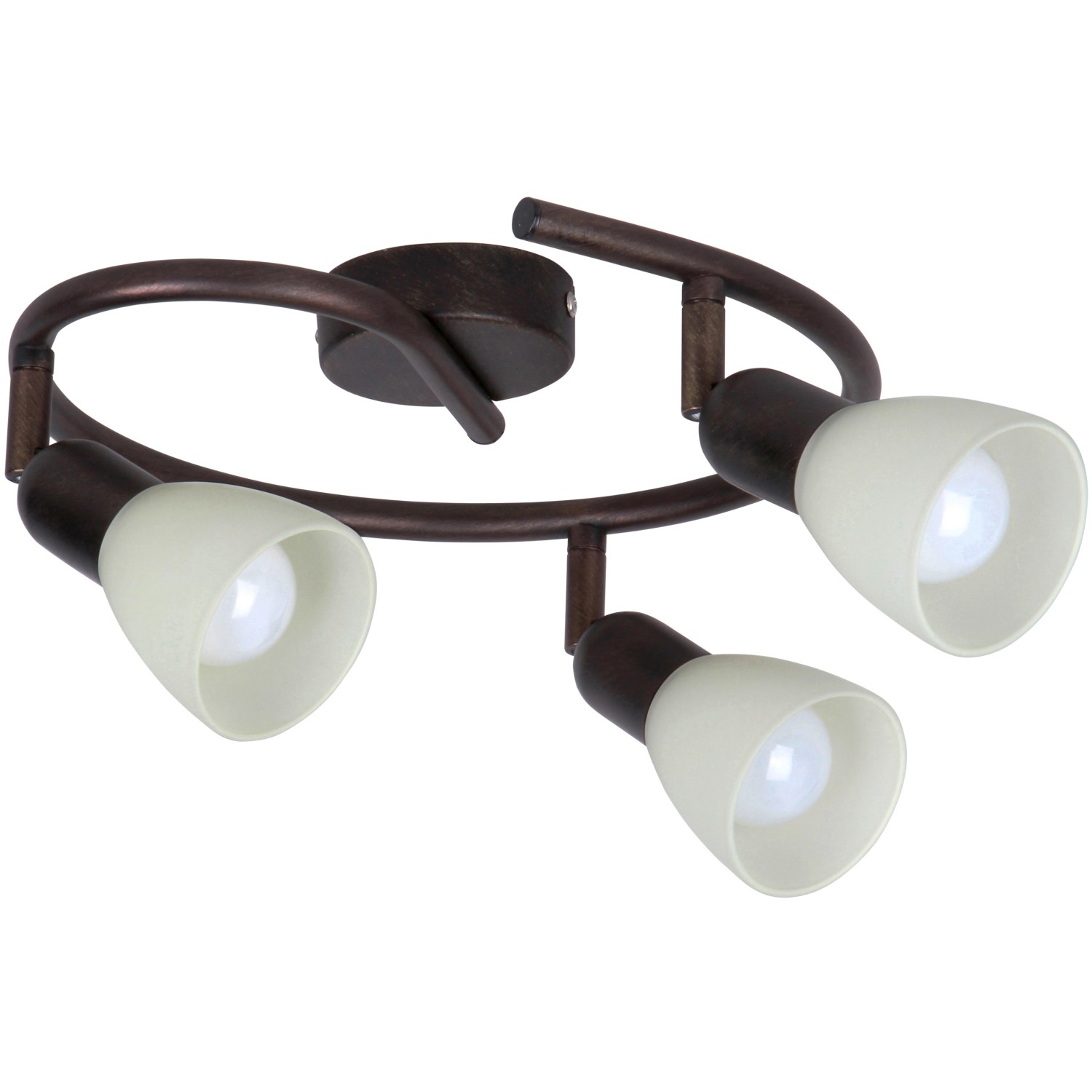 Rabalux 3bodové stropní svítidlo SOMA antická hnědá max. 3x40W E14 pr. 80x600 mm