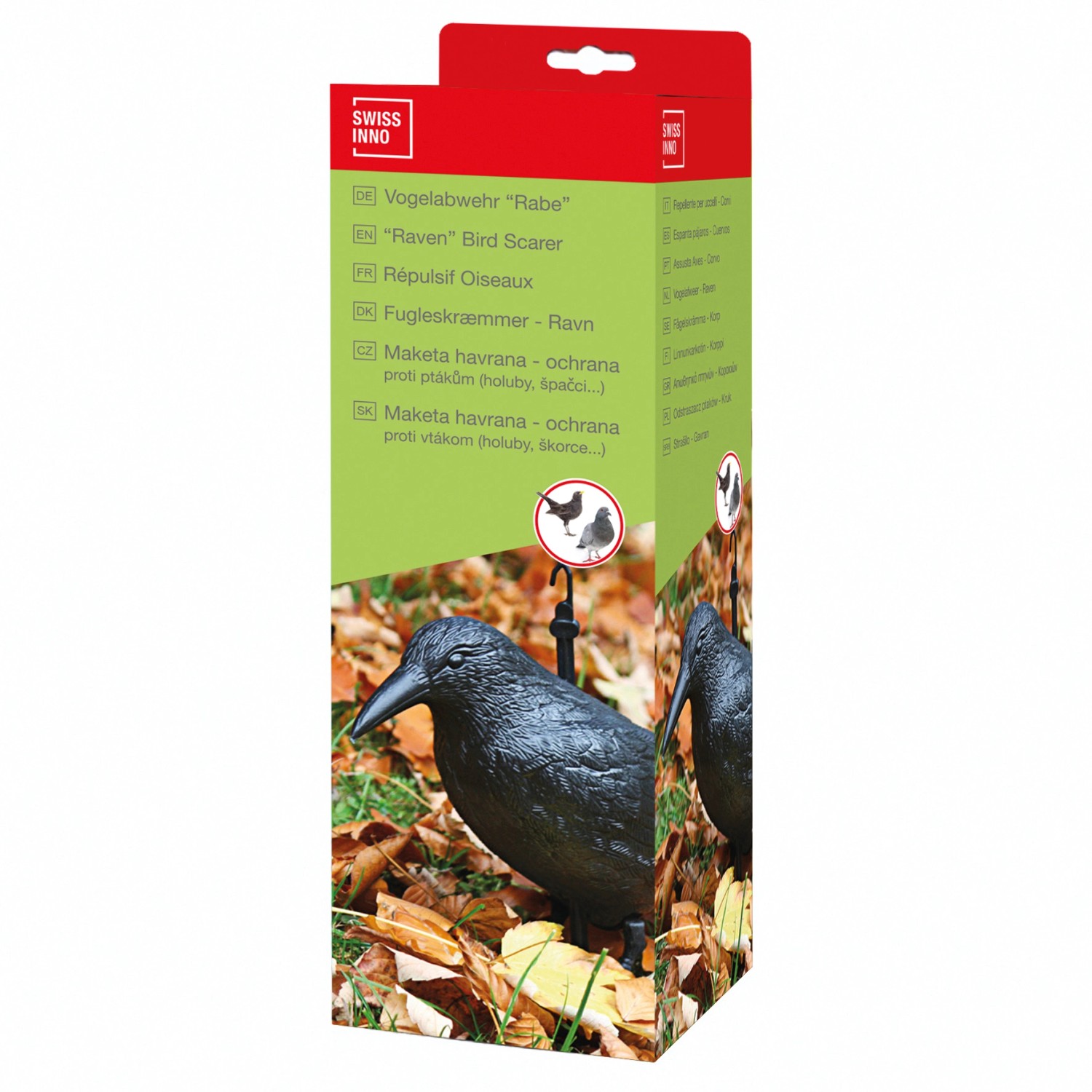Swissinno Odpuzovač holubů a ptáků havran