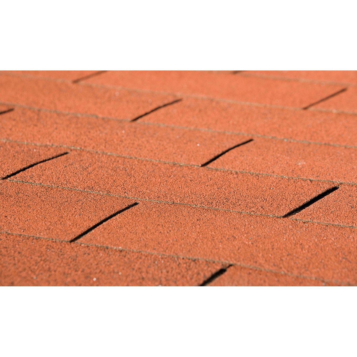 Weka Střešní šindele obdélníkové, červená, 3 m2