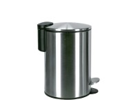 Kleine Wolke Koupelnový koš na kosmetiku Silence chromová 3 l Kleine Wolke Koupelnový koš na kosmetiku Silence chromová 3 l