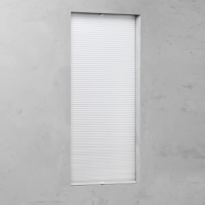 Voštinová plisé roleta bílá 25 mm 90 x 130 cm