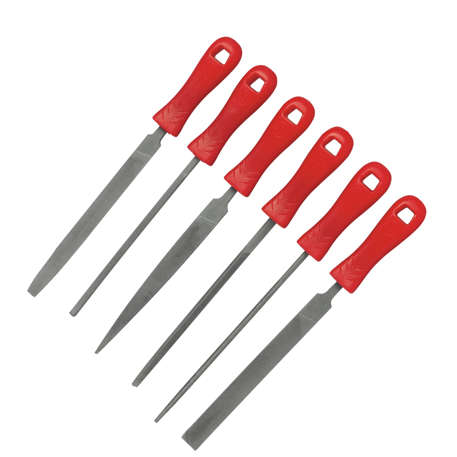 LUX Sada pilníků 6dílná 100 mm Comfort