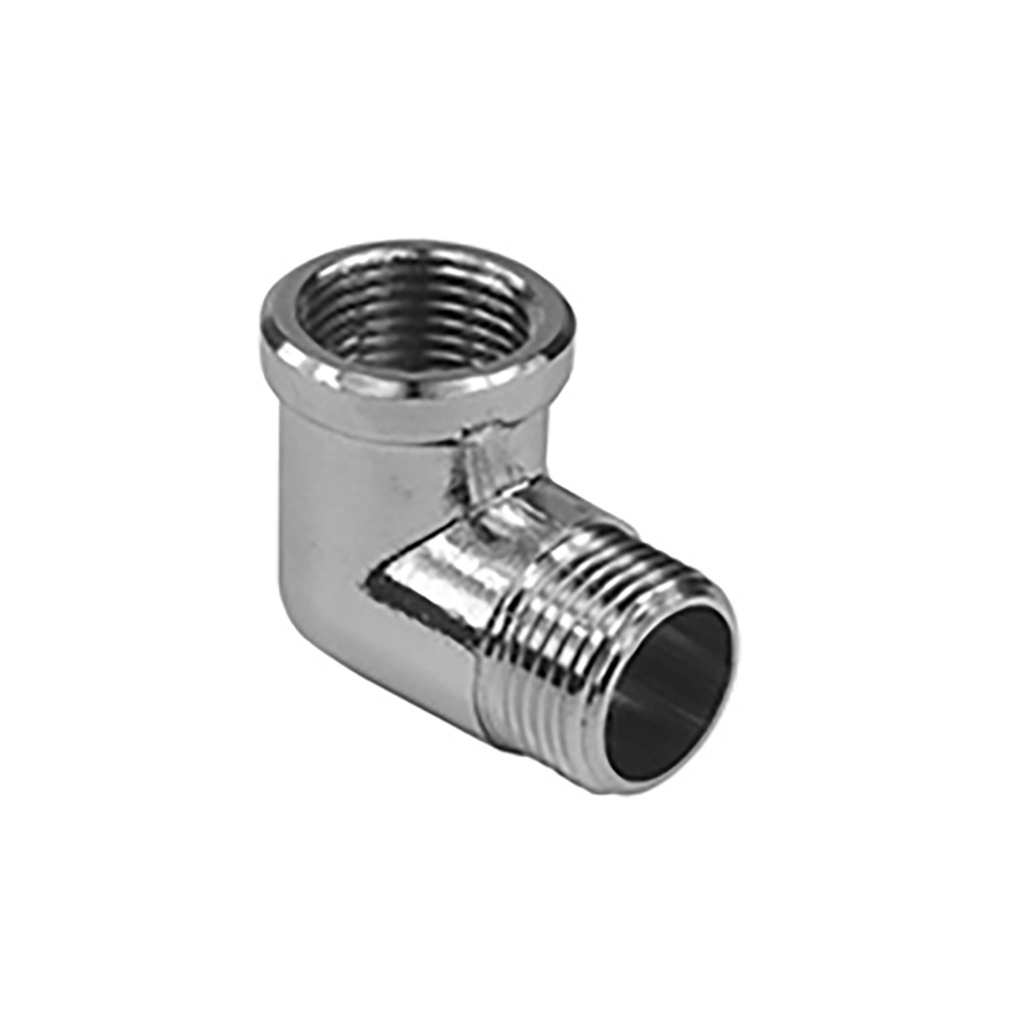 Koleno chrom 1/2" MF