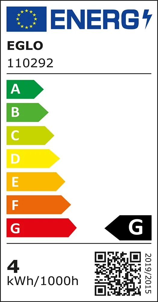 Lm 2200 EGLO LED-HV žárovka E27, 3,5 W, 180 lm, 2200 K, pr. 3,15 x 4,7 cm