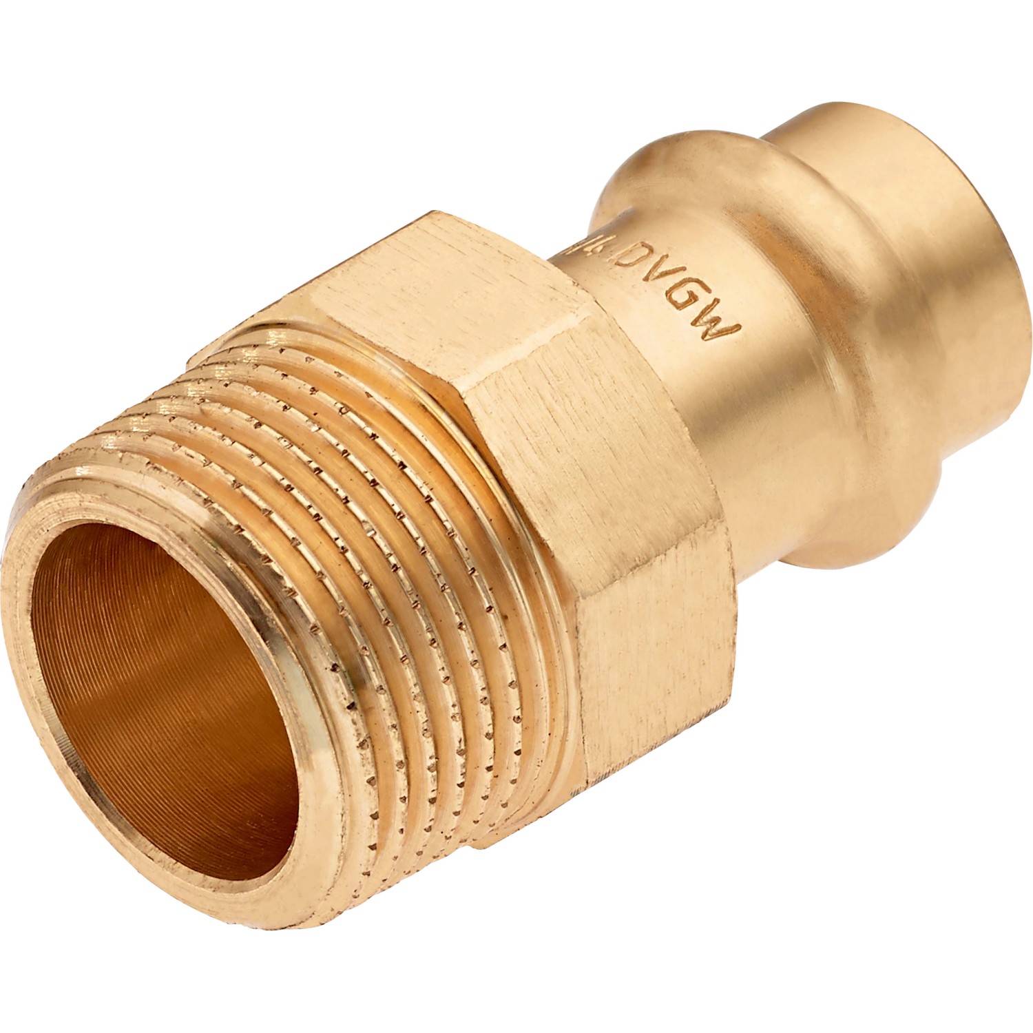 Přechodová vsuvka červený bronz, pr. 15 mm x 26,4 mm (R 3/4), 1 ks