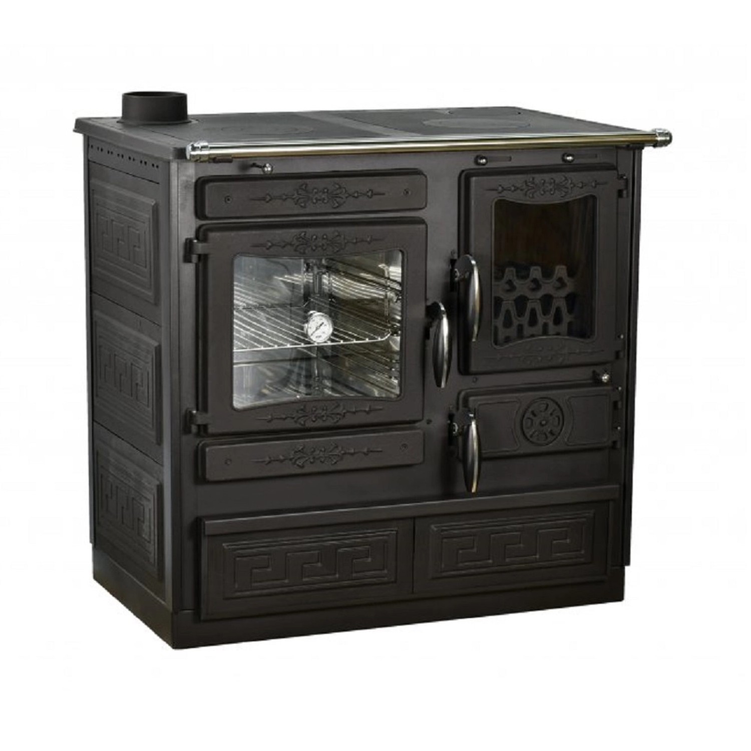 GUČA Krbová kamna GULIVER Smart, 10,5 kW, odlitek černá, 90 x 66,5 x 86 cm, L