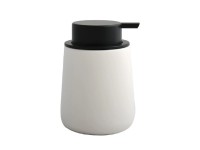 MSV Keramický dávkovač mýdla Maonie, bílá, pr. 8,5 x 12,5 cm