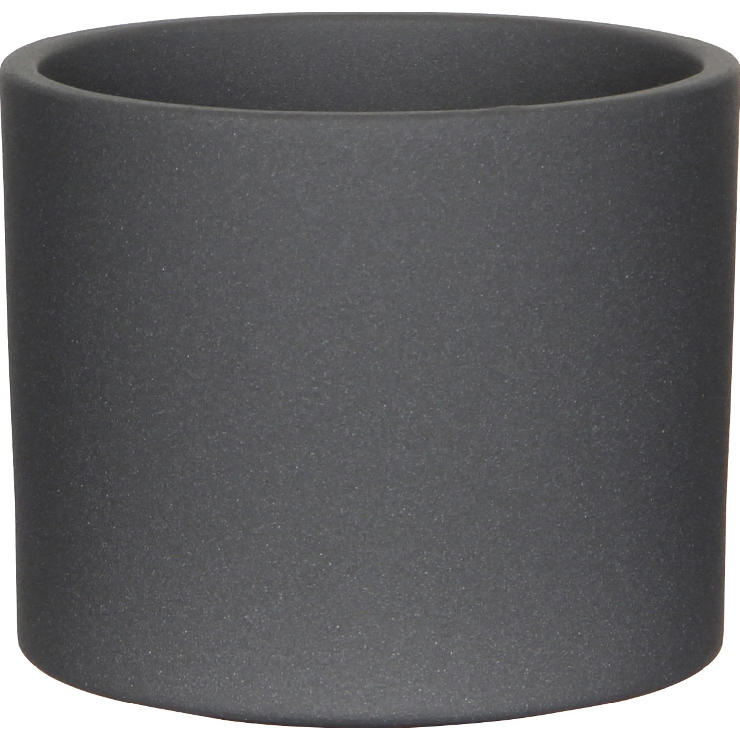 Mica Decorations Obal na květináč Era šedý matný, pr. 15 x 13 cm