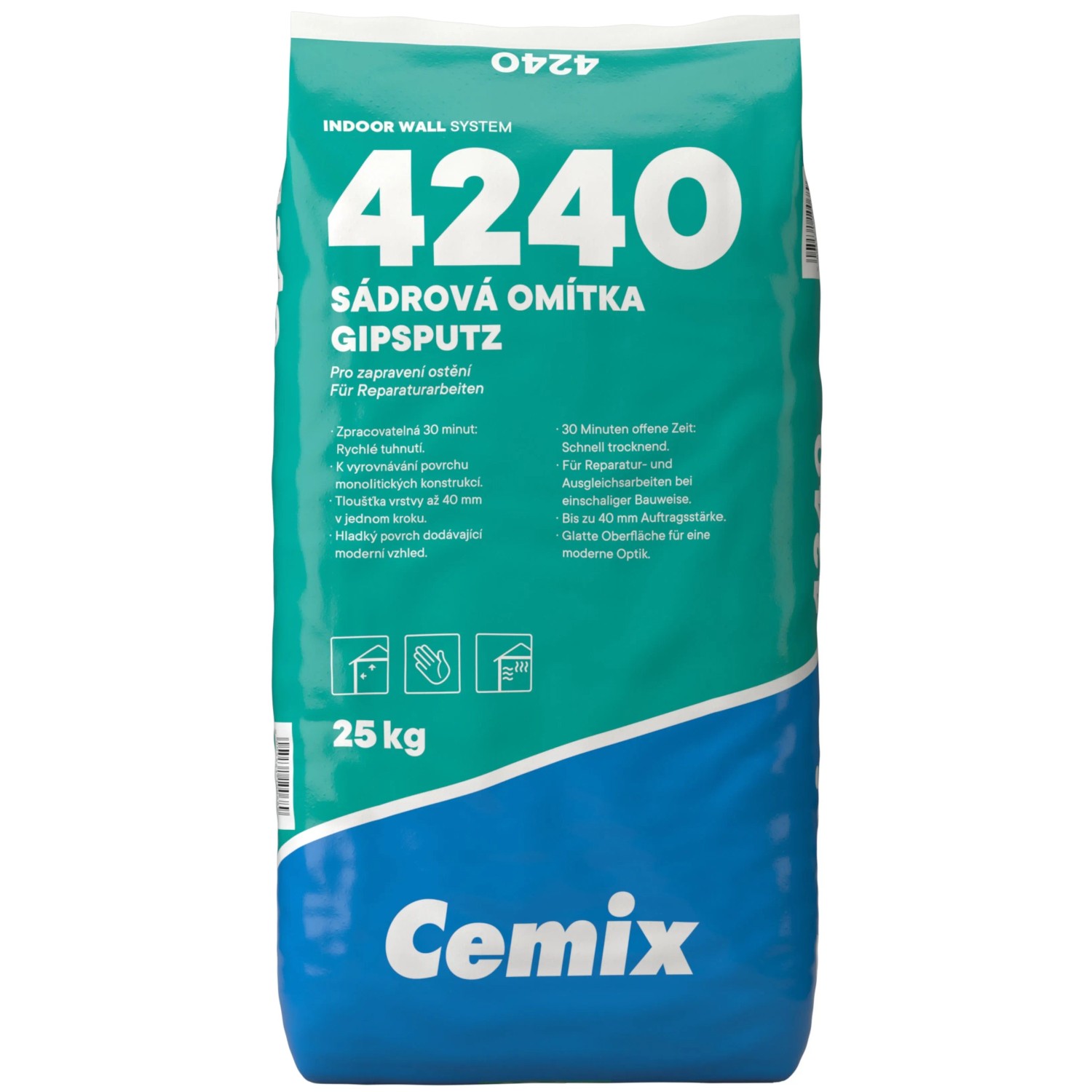 Cemix Sádrová omítka ruční 25 kg