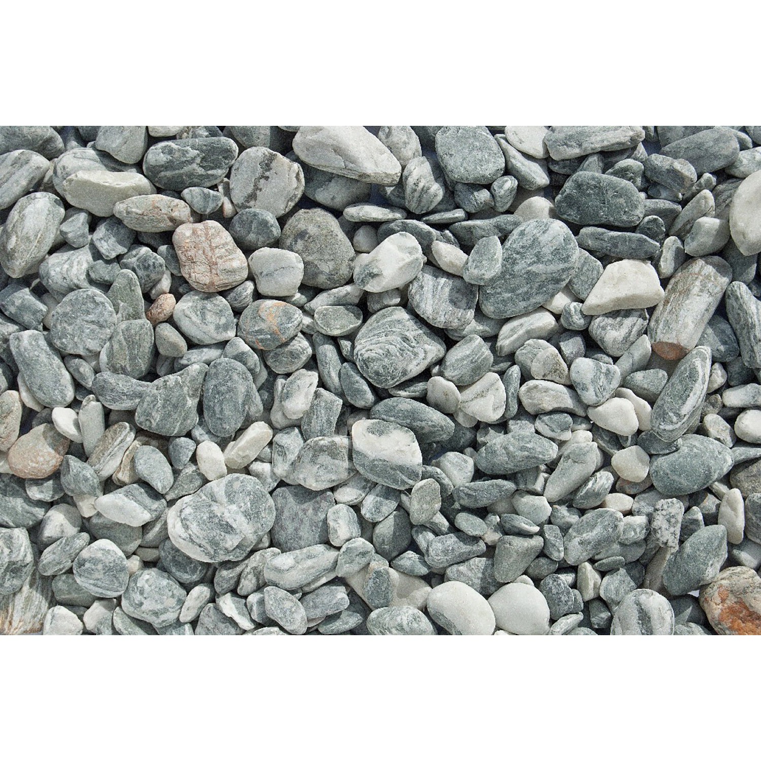 Andělský kámen zelenobílý 15-25 mm 25 kg PE pytel