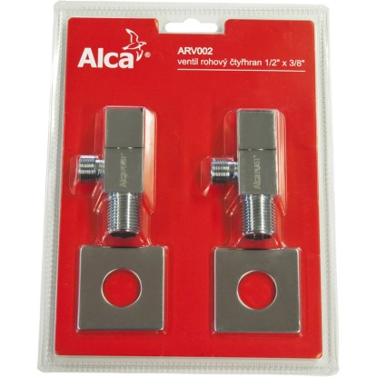 Alcadrain Ventil rohový 2 ks, 13 mm (1/2") x 10 mm (3/8")