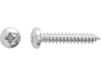 Vrut do plechu s půlkulatou hlavou PH1 plný závit ocel A2 2,9 x 13 mm, 12 ks