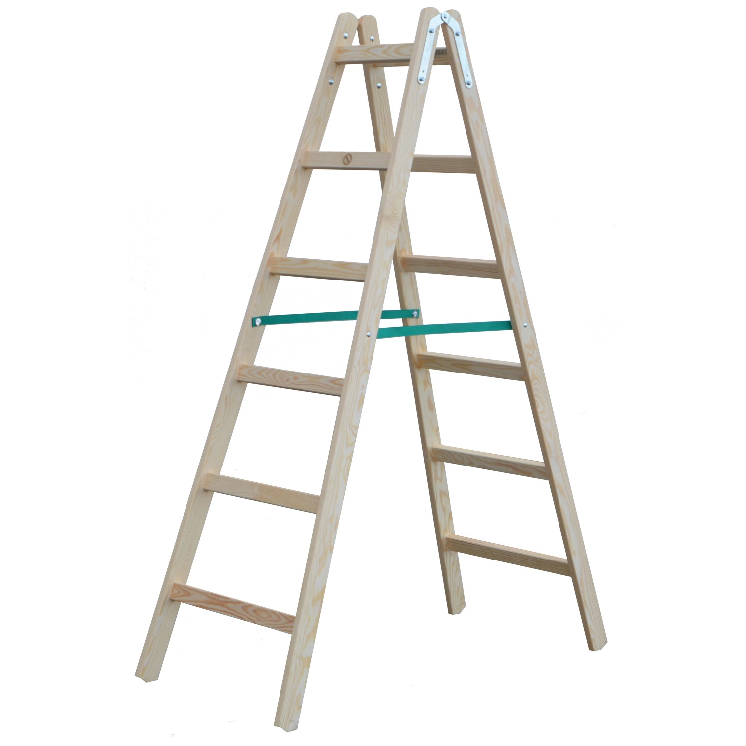 Štafle malířské dřevěné Standard, 6 příček, 1820 x 570 x 130 mm