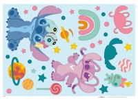 Komar Samolepka na zeď Stitch World 50 x 70 cm, 35dílná