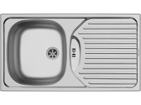 PYRAMIS Nerezový dřez ET78 SEMIFLAT 1B 1D hladký - Satin 78 x 43,5 cm PYRAMIS Nerezový dřez ET78 SEMIFLAT 1B 1D hladký - Satin 78 x 43,5 cm