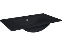 Maximus Umyvadlo Kyra černé matné 17,5 x 81,3 x 46,5 cm Maximus Umyvadlo Kyra černé matné 17,5 x 81,3 x 46,5 cm