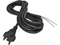 EMOS Flexo šňůra gumová černá 2 x 1 mm, 3 m