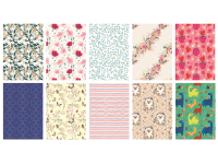 DITIPO Balící papír ALLYEAR různé druhy 70 x 100 cm, 2 ks