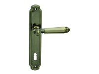 COBRA Štítové dveřní kování ATLANTIS BB 72, česaný bronz