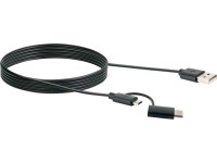 Schwaiger USB synchronizační a nabíjecí kabel USB 3.1 typ C/USB 2.0 1 m