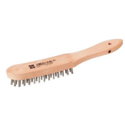 LUX-TOOLS Ocelový drátěný kartáč 4řadý
