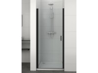 Sanotechnik Otočné sprchové dveře do niky Elite T80B, černá, 78-80 x 195 cm