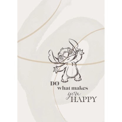 Komar Plakát Disney Lilo and Stitch Do What Makes You Happy 50 x 70 cm